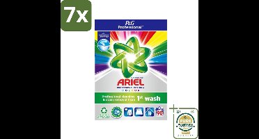 7 x Ariel Professional - Waspoeder - Gekleurde Was - 90 Wasbeurten - Grootverpakking - Waspoeder Kleur - Waspoeder Voor Gekleurde Kleding - Waspoeder Voor Professionals - Waspoeder 90 Wasbeurten - Waspoeder 5 Sterren Reiniging