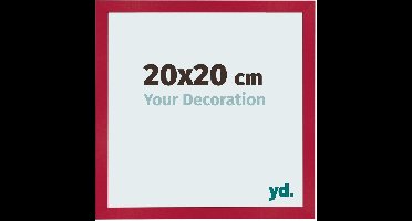 Your Decoration - Fotolijst 20x20 cm - MDF - Rood - Bologna
