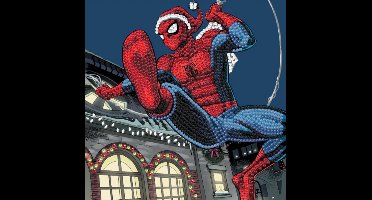 Crystal Card Kit | Diamond painting Marvel Festive Spiderman