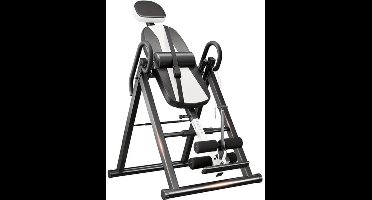 Inversietafel – Omkeerbank – Rugtrainer – Inversiebank – Stretching Bank – Verstelbaar En Inklapbaar – Driedubbele Veiligheidsvergrendeling En Veiligheidsgordel – Wit