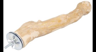 Duvo+ Koffiehout vogelzitstok bruin | natuurlijke zitstok 30 of 50 cm S - 20cm/Ø2cm