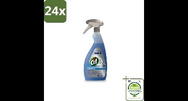 Cif Glas- en Ruitenreiniger - Spray - Streeploze Glans - Voor Ramen en Spiegels - 750 ml - Voordeelverpakking - 24 stuks - Glasreiniger - Ramen schoonmaken