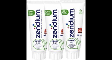 Zendium Junior Tandpasta - 3 x 75 ml - 5 tot 12 Jaar