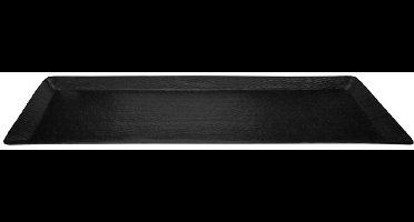 Schaal Vintage Zwart 55x16,5xh2,5cm Rech Thoek Aluminium