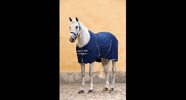 rambo Stable Sheet 0 gr Navy/Grey &Silver - 6.6 - Regendeken | Staldekens paard