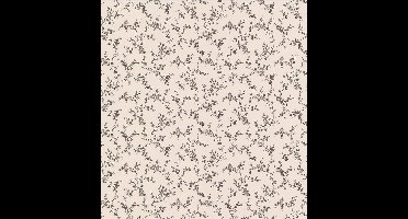 Dollhouse 3 Saraphia Rose zwart behang (vlakvinyl, beige)