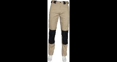 Werkbroek katoen/polyester kaki-zwart maat 56