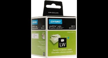 Dymo Standard Address Labels, 99010 28x89mm. 6x 260 stuks.