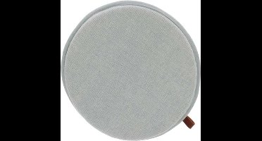 Unique Living | Chairpad rib 38cm Ø blue | Kussen woonkamer of slaapkamer
