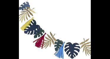 Ginger Ray - Slinger Palmbladeren Goud folie, Groentinten met tassels
