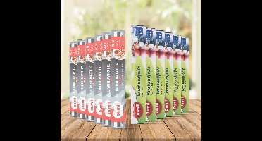 Dumil® | Mixpack 6x aluminiumfolie + 6x vershoudfolie | voordeelverpakking grootverpakking