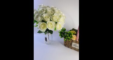 Kunstbloemen- bloemen- rozen- kunstplanten voor binnen - Nepbloemen- kunstplant