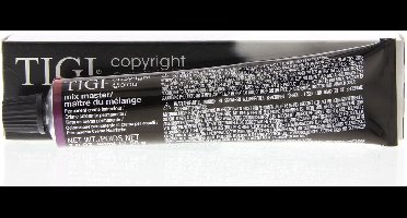 Tigi Haarverf Copyright Colour Mix Master Pure Pigment Creme Emulsion /88 AA Intense Smokey Ash
