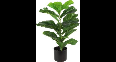 Non-branded Kunstplant Ficus Lyrata 35 X 30 X 70 Cm Groen