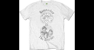 The Beatles - Remember Heren T-shirt - S - Wit