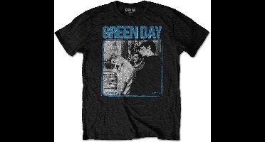 Green Day - Photo Block Heren T-shirt - S - Zwart