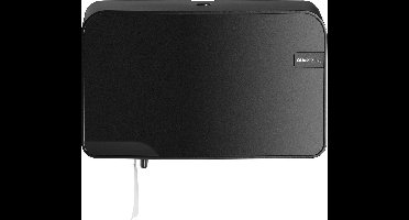 Quartz Black Coreless Duo Toiletrolhouder  (441053)