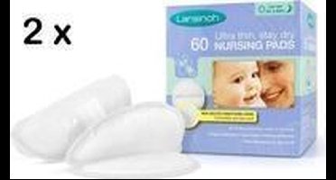 Lansinoh Wegwerp Zoogcompressen - 2 x 60 stuks