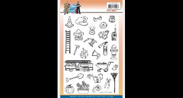 Yvonne Creations - Clearstamp - Big Guys - Professions - YCCS10066