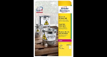 Avery Zweckform L4719 - Polyester - matt - permanenter Klebstoff - weiß - 105 x 148 mm 80 Etikett(en) (20 Bogen x 4) Etiketten (L4719-20)