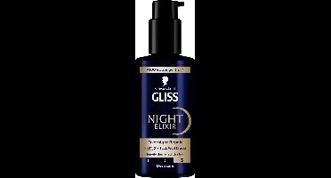 Gliss Night Elixer Overnight Repair - Haarverzorging - Haarserum - Nacht Elixir - Zacht en Hersteld - Haarregeneratie - Beschadigd Haar - 100 ml