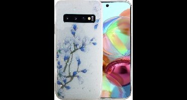 Silicone/TPU back cover print Geschikt voor Samsung Galaxy S10 (1)