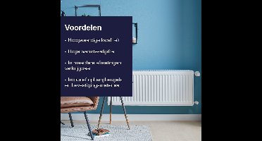 Plieger Compact Paneelradiator Type 11 - Wit - 60 x 80 cm