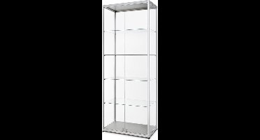 Glazen Vitrinekast Dubbele Deur 80 X 40 X 200 cm - Syna VR2-24-800F - Horeca & Professioneel