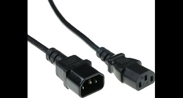 ACT Netsnoer C13 - C14 zwart 4 m AK5149