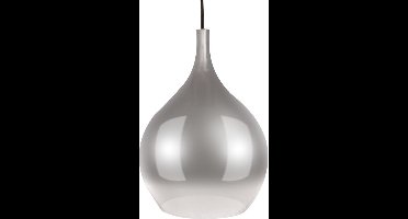 Leitmotiv Hanglamp Drup - Large - Smokey Schaduw - Ø26x35,5cm - Modern - Hanglampen Eetkamer, Slaapkamer, Woonkamer