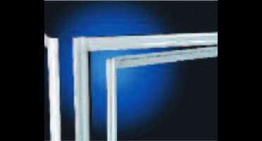 Plieger Class draaideur 3mm glas omkeerbaar 86/90x185cm aluminium
