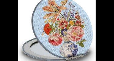 Bekking & Blitz - Reisspiegel - Tulips - Roses - Maria Sibylla Merian - Kupferstichkabinett/SMB - Make-up spiegel - Compact formaat - Kunst - Museum