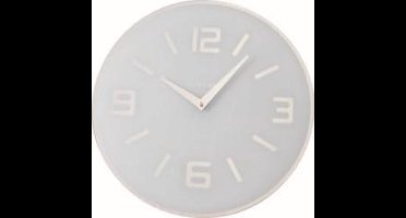 NeXtime Shuwan - Klok - Rond - Glas - Ø43 cm - Wit
