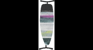 Brabantia Strijkplank D - met Hittebestendige Parkeerplaats - 135x45 cm - Morning Breeze