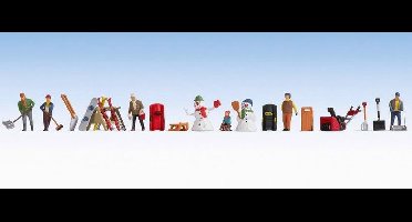 Een winterdag, figuren themawereld