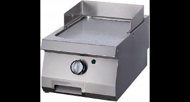 Heavy Duty Grillplaat - Glad Chroom - Enkel - 70 cm Diep - Gas