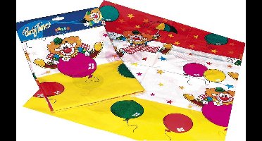 Haza Original Tafelkleed Clown 120 X 180 Cm Multicolor