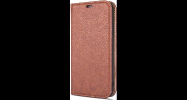 Hoesje Geschikt voor Samsung Galaxy M20 Rico Vitello Magnetische Wallet case/book case/hoesje kleur Bruin