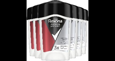 Rexona - Anti-Transpirant Crème Stick - Men Maximum Protection - Intense Sport - 6 x 45 ml - Voordeelverpakking