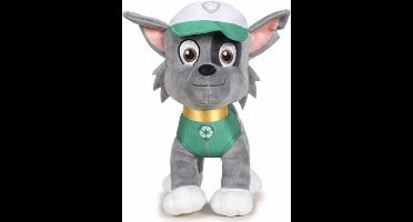 Rocky - Paw Patrol Pluche Knuffel 21 cm [Marshall, Skye, Chase, Rubble, Rocky, Zuma, Liberty, Everest, Rex, Robo Hond Robo Dog | Speelgoed Knuffeldier Knuffelhond voor kinderen jongens meisjes | Hond Pup Dog]