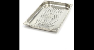 Gastronorm Bak - 1/1 GN - 4 cm Diep - RVS - Geperforeerd