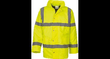 YOKO- JACKET - REFLECTIEF - REGENJAS - VEILIGHEIDSJAS - MET CAPUCHON - LARGE