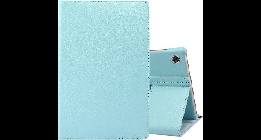 Hoesje Geschikt voor Apple iPad 2/3/4 360° Draaibare Wallet case /flipcase stand/ hardcover achterzijde/ kleur Lichtblauw van (2011 en 2012 ) (let op: dit ipad case is niet geschikt voor ipad mini variant)