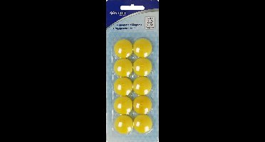 Westcott magneten - Ø 25x11,8mm - geel - 10 stuks - AC-E10811