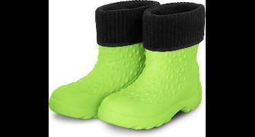 Delphin - Yupie - Kinderlaars - Gevoerd - Regenlaars - Warmtelaars - Groen - Maat 26/27