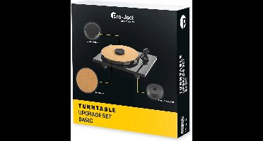 Pro-Ject Upgrade Set Basic - Verbeterde Geluidsweergave - Eenvoudige Installatie - Duurzame Kwaliteit - Zwart
