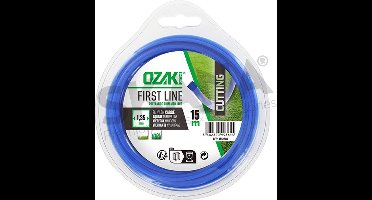 Blister vierkante nylondraad OZAKI - Lengte: 15 m, Ø: 1,35mm