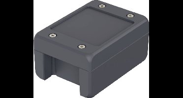 Bopla BA-S 100806 F Bocube Alu Gehäuse 7024 00162124 Industriële behuizing 121 x 86 x 60 Aluminium Grafietgrijs (RAL 70