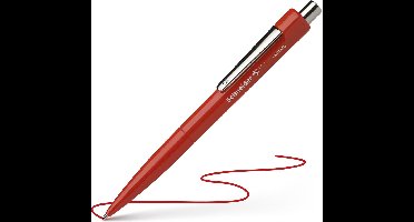 Schneider balpen - K1 - penpunt M - rood/rood - S-3152