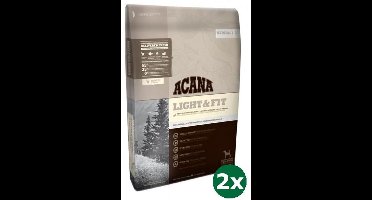 2x11,4 kg Acana dog light & fit hondenvoer